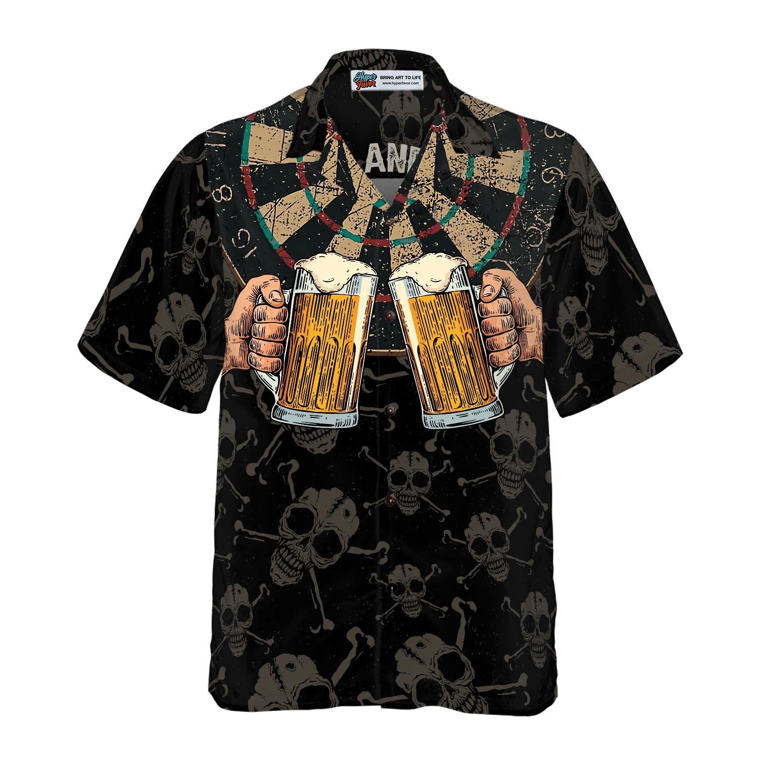 Darts And Beer That's Why I'm Here Hawaiian Shirt - Hyperfavor