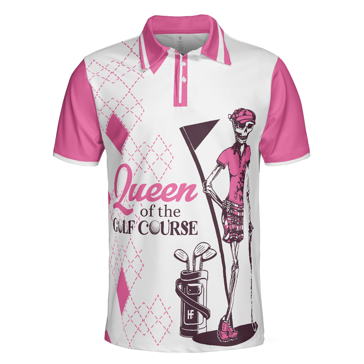 Queen Of The Golf Course Short Sleeve Polo Shirt, Polo Shirts For Men And Women - Hyperfavor