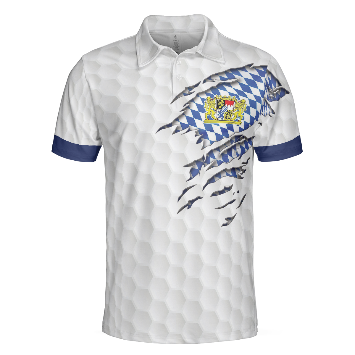 Bavaria Flag Golf Polo Shirt - Hyperfavor