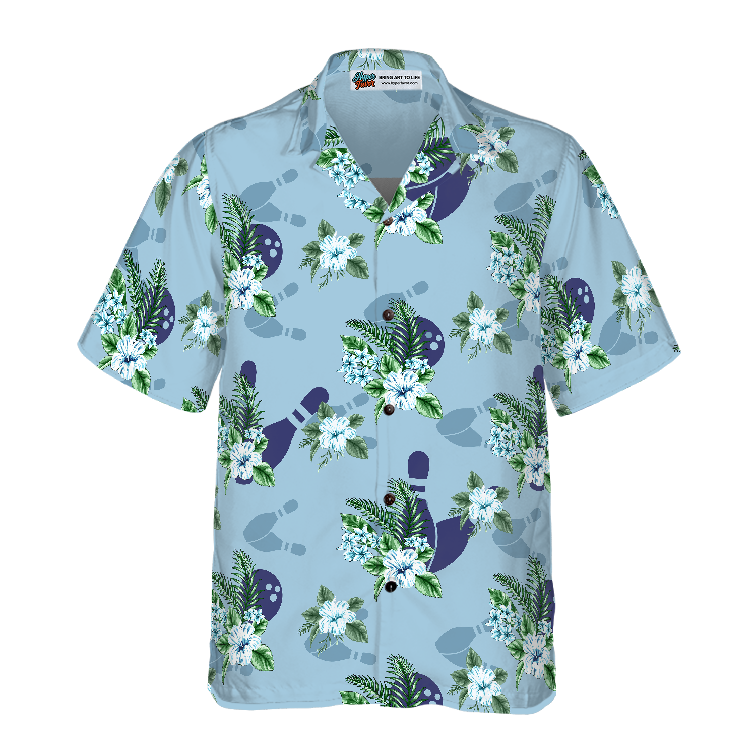 Tropical Bowling 5 Hawaiian Shirt - Hyperfavor