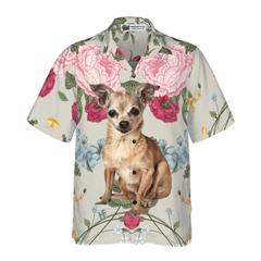 Chihuahua Floral Shirt Hawaiian Shirt - Hyperfavor