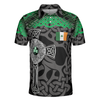 Irish St Patrick Day Polo Shirt, Best Saint Patricks Themed Shirt, Cool Gift Idea For Irish Friends - Hyperfavor
