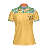 Kiss My Ace Floral Tennis Shirt For Women Short Sleeve Women Polo Shirt - Hyperfavor