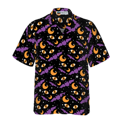 Bats Eyes At Night Hawaiian Shirt - Hyperfavor