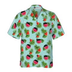 Cat Watermelon Hawaiian Shirt - Hyperfavor