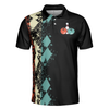 Does This Shirt Make My Ball Look Big Bowling Polo Shirt, Unique Argyle Pattern Bowling Shirt For Bowling Lovers - Hyperfavor