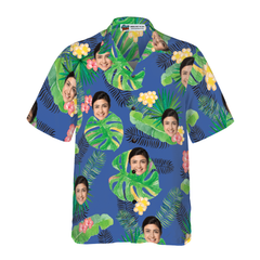 Funny Custom Face 03 Custom Hawaiian Shirt - Hyperfavor