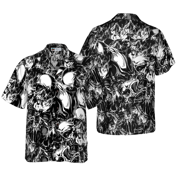 Skull Planet Galaxy Hawaiian Shirt For Men And Women - Freedomdesign