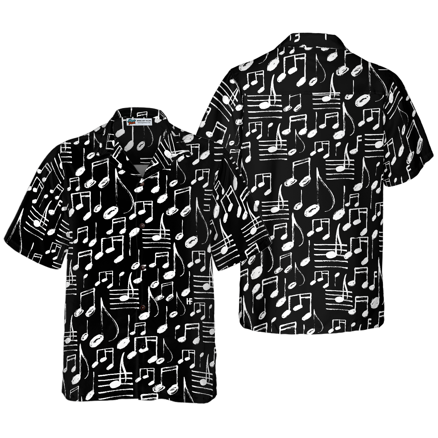 Music Note Shirt For Men Hawaiian Shirt - Hyperfavor