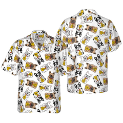 Lucky Bulldog Shirt For Men Hawaiian Shirt - Hyperfavor