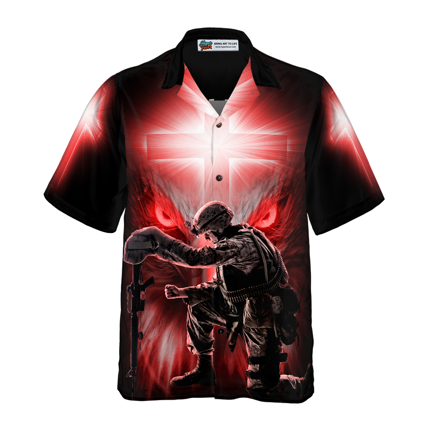 Only Two Defining Forces Have Ever Offered To Die For You Hawaiian Shirt, Unique Veteran Shirt, Ideal Veteran Day Gift - Hyperfavor