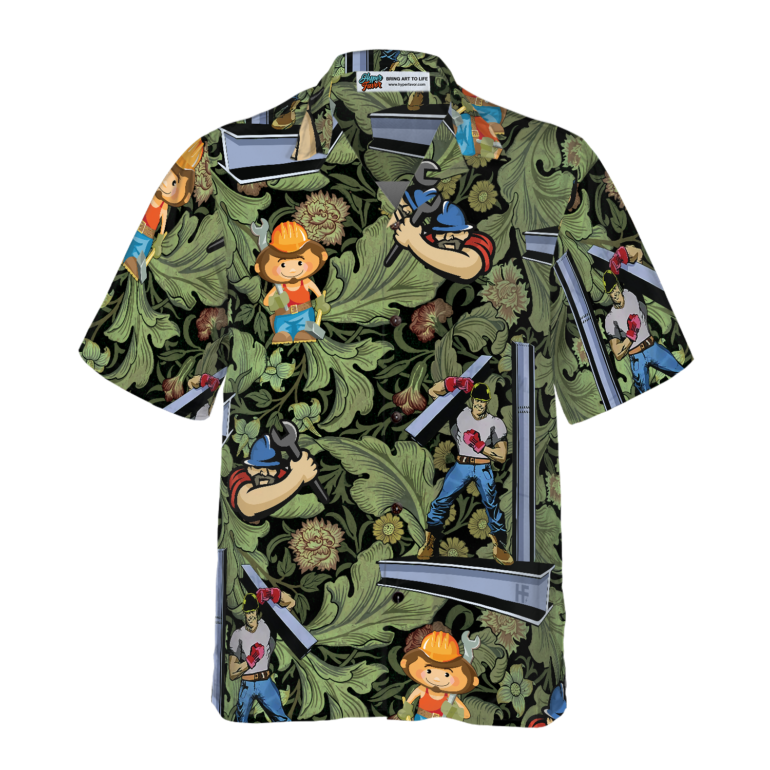 Ironworker Proud 4 Hawaiian Shirt - Hyperfavor