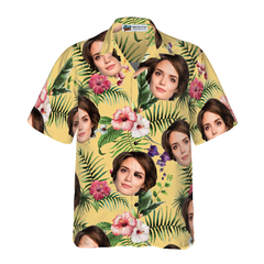 Funny Custom Face 05 Custom Hawaiian Shirt - Hyperfavor