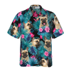 Tropical French Bulldog Hawaiian Shirt - Hyperfavor