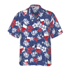 Texas Flag Tropical Seamless Pattern USA Hawaiian Shirt - Hyperfavor
