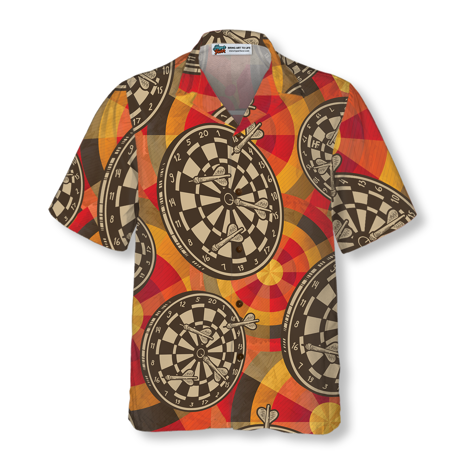 Happiness Is a Tight Threesome Darts Hawaiian Shirt - Hyperfavor