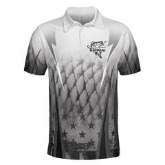 BANGA! Fishing Is Like Dating Golf Polo Shirt, Catch A Keeper Polo Shirt, Best Fishing Shirt For Men - Hyperfavor