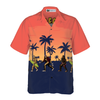 Bigfoot Needs A Vacation Bigfoot Hawaiian Shirt, Vintage Dawn Palette Tropical Bigfoot Surfer Shirt - Hyperfavor