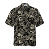 Guns And Skulls Pattern Hawaiian Shirt - Hyperfavor