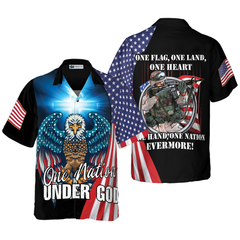 One Nation Under God Hawaiian Shirt - Hyperfavor