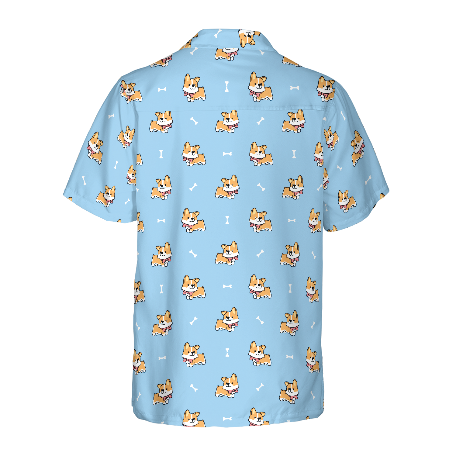 Cute Puppy Corgi Hawaiian Shirt - Hyperfavor