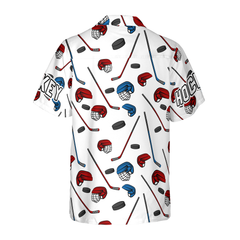 Ice Hockey Hawaiian Shirt - Hyperfavor