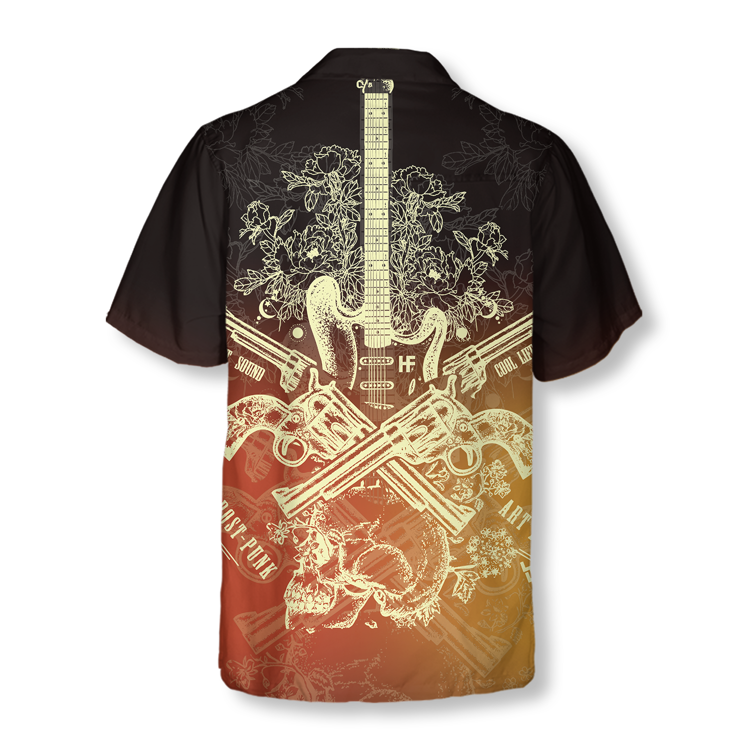 Guitar Rock N Roll Colorful Hawaiian Shirt - Hyperfavor