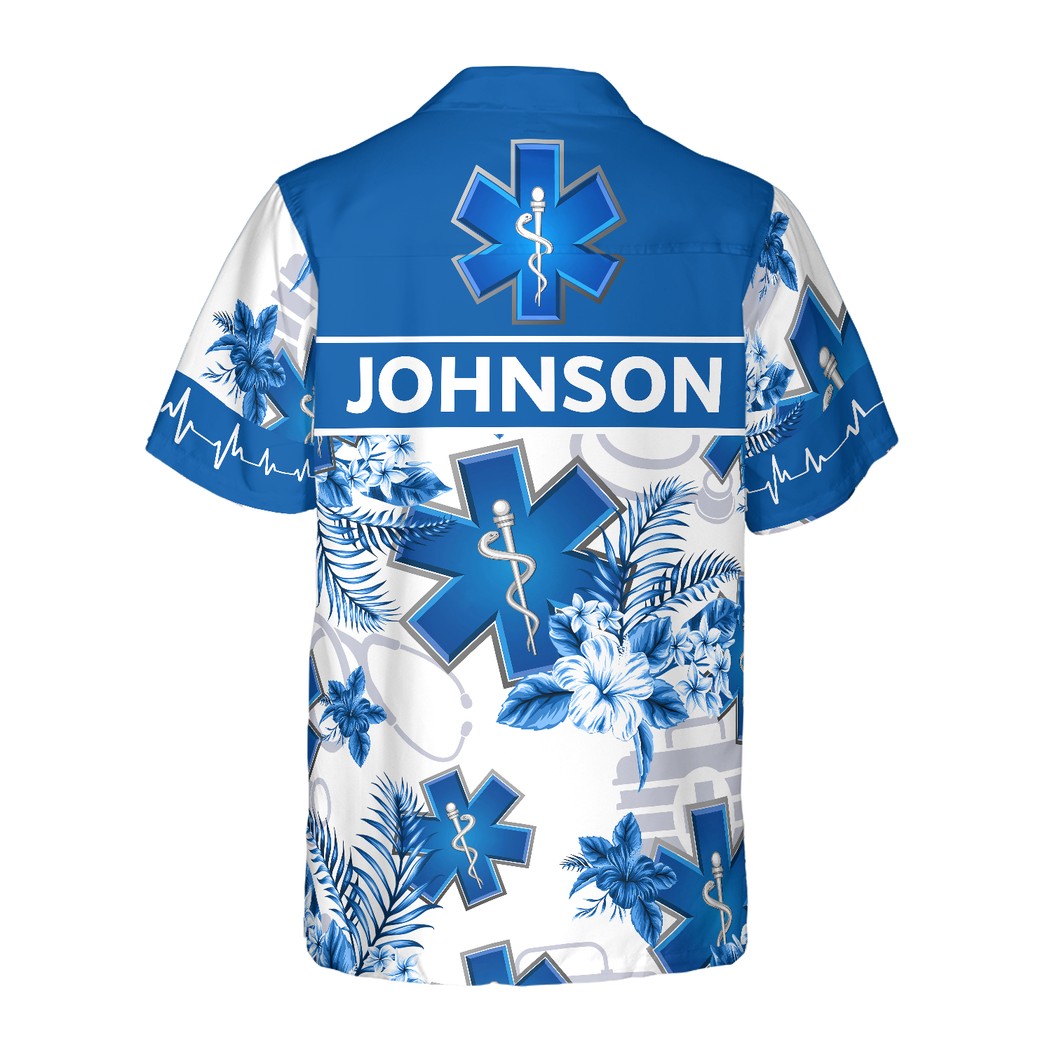 Paramedic Name Custom Custom Hawaiian Shirt - Hyperfavor