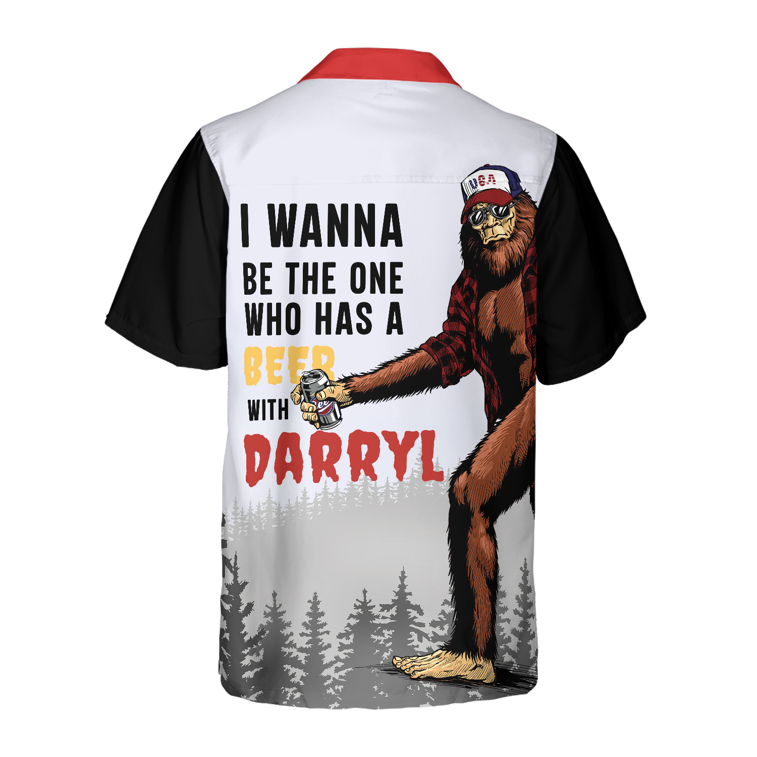 Camping & Drunk With Darryl Hawaiian Shirt - Hyperfavor