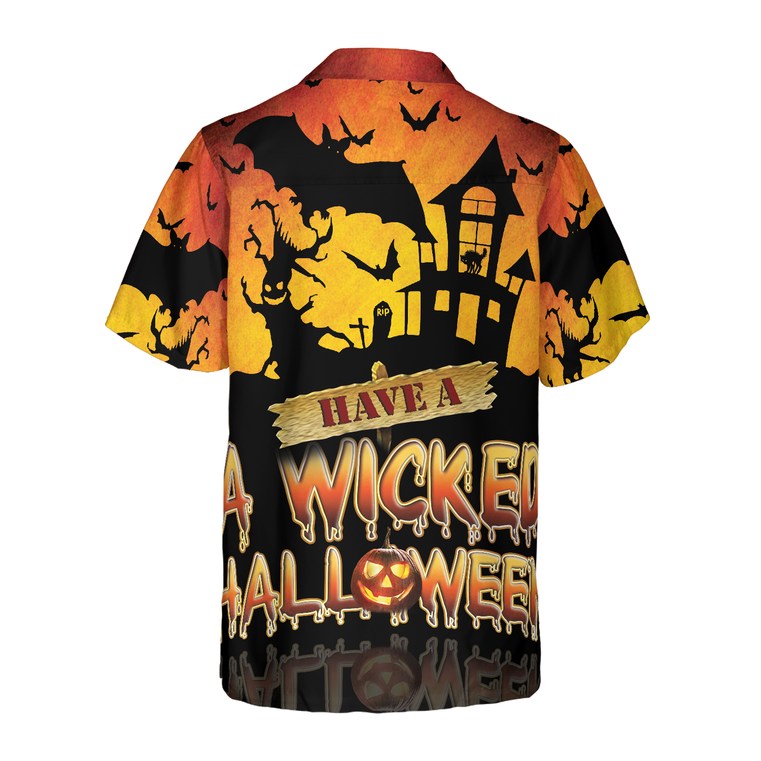 Have A Wicked Halloween Hawaiian Shirt, Spooky Halloween Shirt, Best Halloween Gift - Hyperfavor