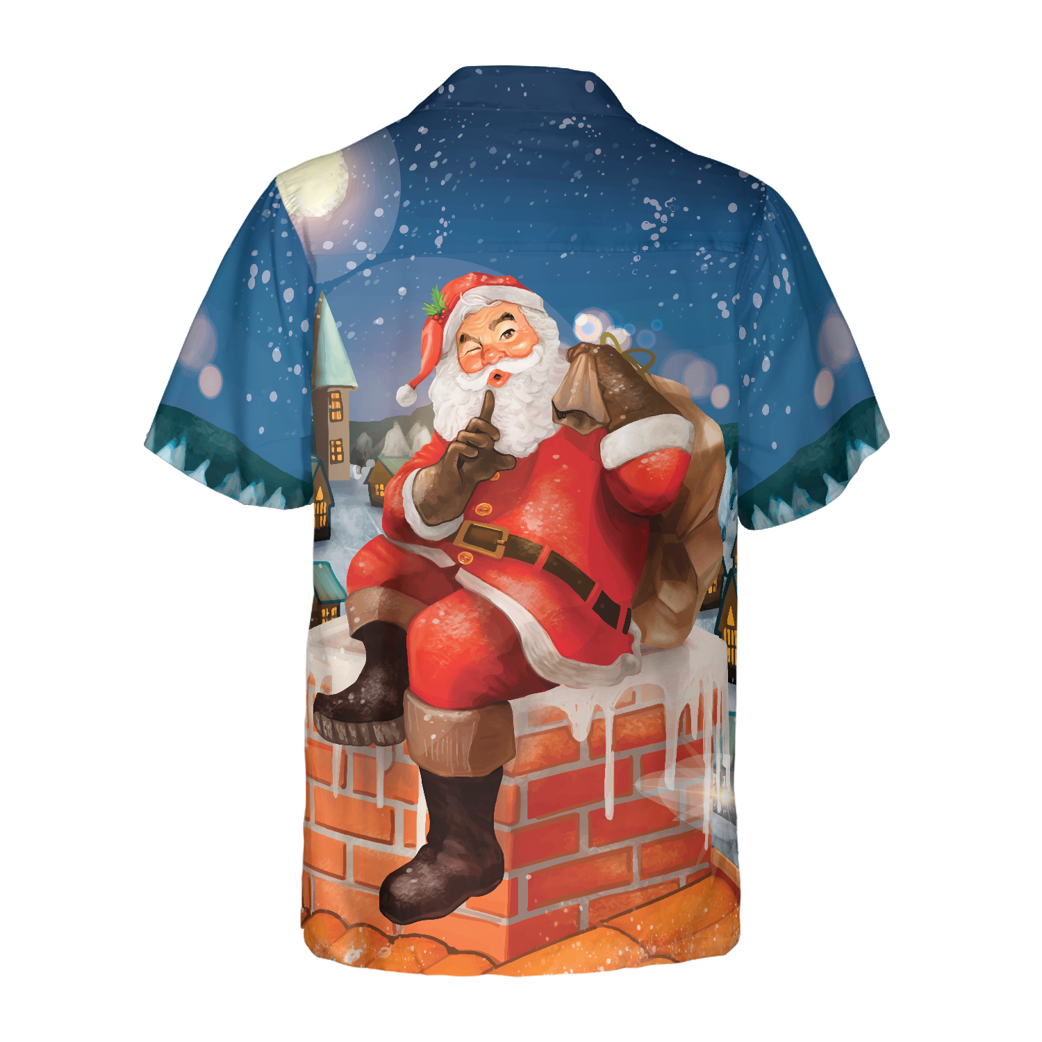 Hawaiian Shirts, Santa With Gift Shirt Short Sleeve, Christmas Shirt Idea Gift For Men and Women - Hyperfavor