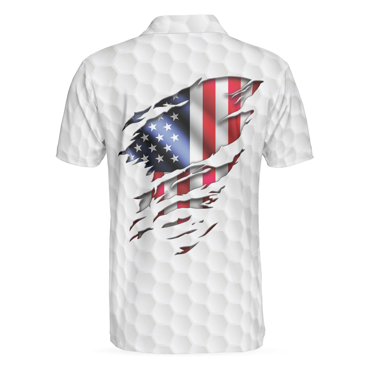 Personalized Patriotic American Flag V2 Polo Shirt - Hyperfavor