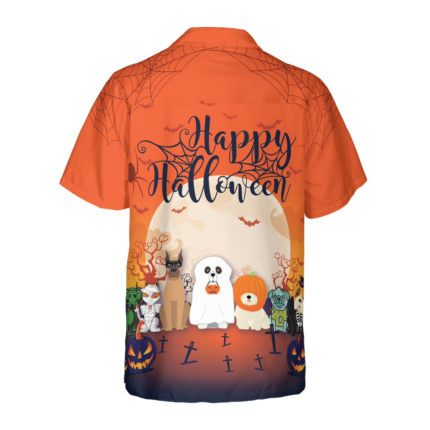 Horror Characters Dogs Halloween Hawaiian Shirt, Unique Halloween Shirt For Men And Women - Hyperfavor