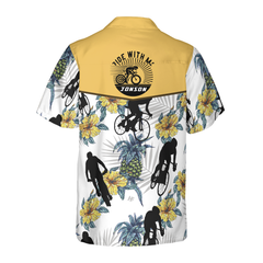 Cycling Ride With Me Custom Hawaiian Shirt - Hyperfavor