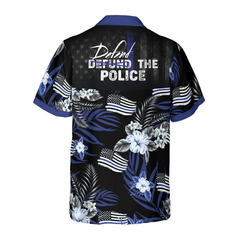 Defend The Police Hawaiian Shirt - Hyperfavor