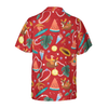 Hyperfavor Santa Surfing 3 Pattern Hawaiian shirt, Christmas Shirts Short Sleeve Button Down Shirt For Men And Women - Hyperfavor