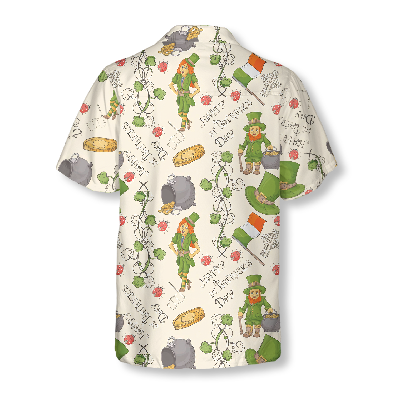 Happy Saint Patrick's Day Ireland Proud Pattern 3 Hawaiian Shirt - Hyperfavor