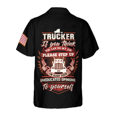 Trucker Proud Skull 1 Hawaiian Shirt - Hyperfavor