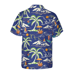 Hyperfavor Christmas Hawaiian Shirts, Santa Beach Summer Pattern 3 Shirt Short Sleeve, Christmas Shirt Idea Gift For Men and Women - Hyperfavor