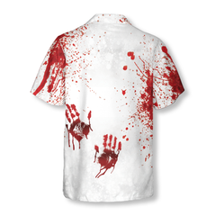 Halloween Blood Splatter Hawaiian Shirt - Hyperfavor