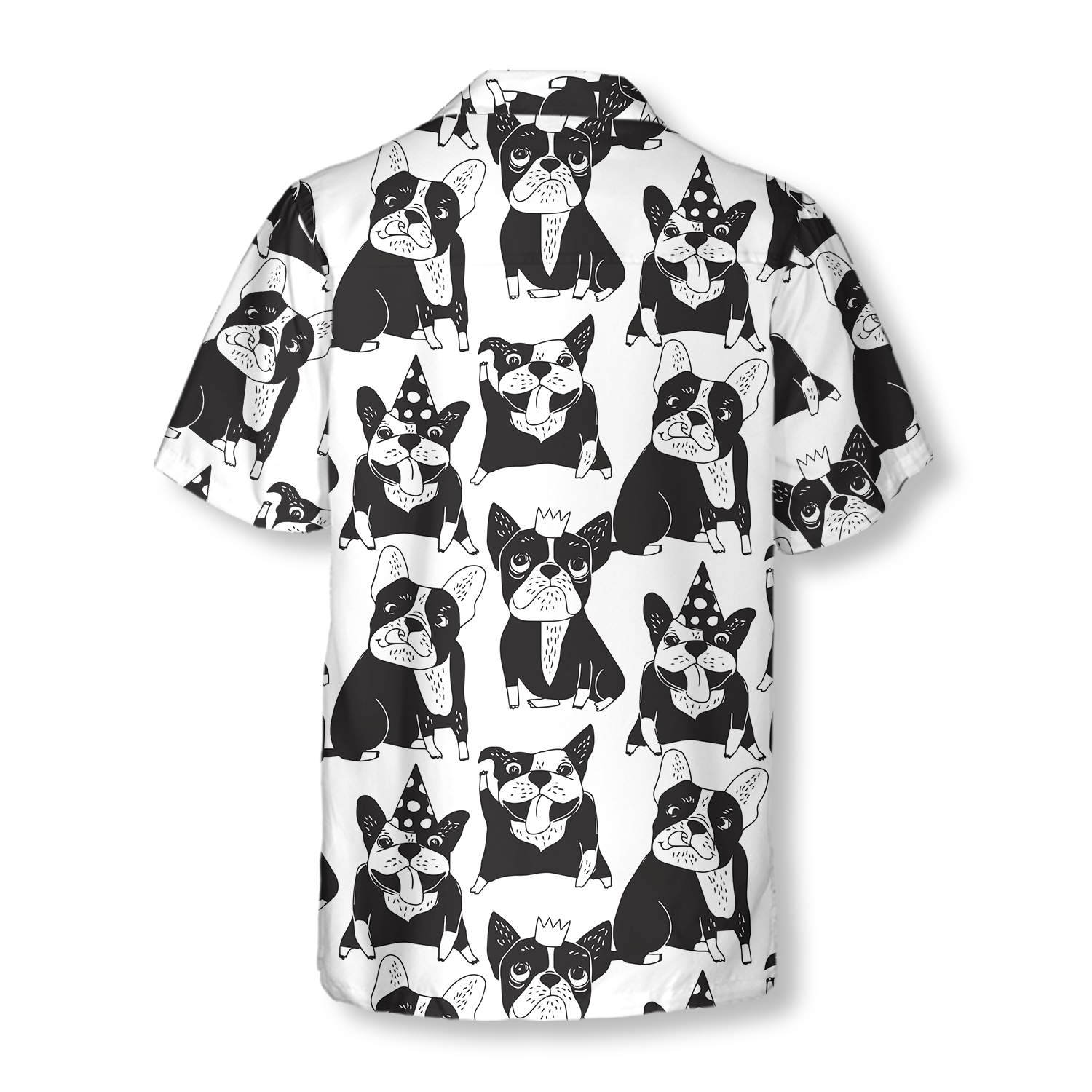 Happy French Bulldog Hawaiian Shirt - Hyperfavor