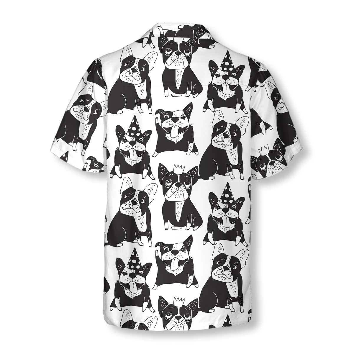 Happy French Bulldog Hawaiian Shirt - Hyperfavor