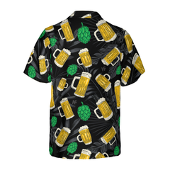 Beer Mugs And Hop Hawaiian Shirt - Hyperfavor