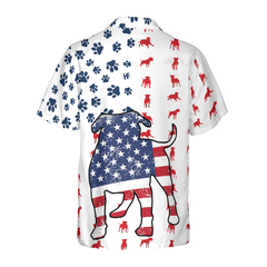 Bulldogs American Flag Hawaiian Shirt - Hyperfavor