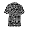 Mexican Sugar Skull On Black Hawaiian Shirt - Hyperfavor