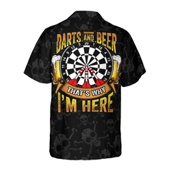 Darts And Beer Hawaiian Shirt, Best Gift For Beer Lovers - Hyperfavor