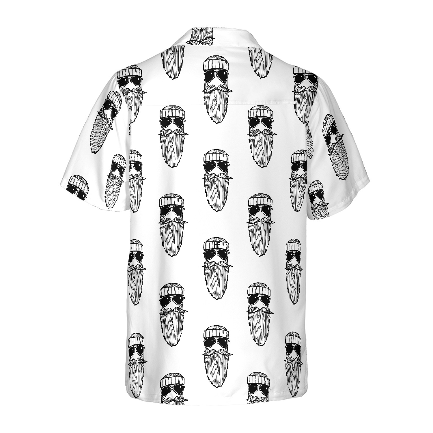 Beard Seamless Pattern Hawaiian Shirt - Hyperfavor