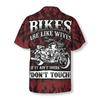 Don't Touch My Motorbike Hawaiian Shirt - Hyperfavor