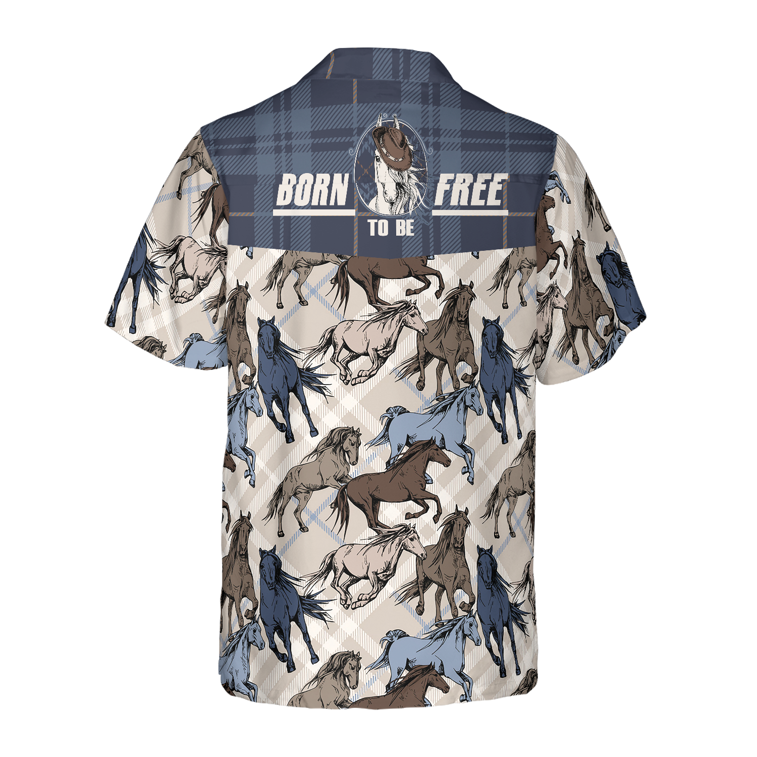 Horse Running Seamless Pattern Hawaiian Shirt - Hyperfavor