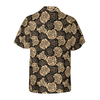 Midnight Rose Gold Hawaiian Shirt - Hyperfavor